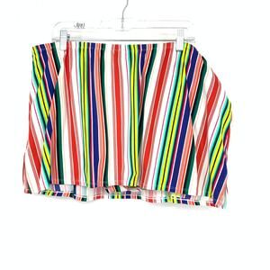 Swim By Cacique Swimsuit Skirt Bottom Womens Size 20 Multicolor Striped